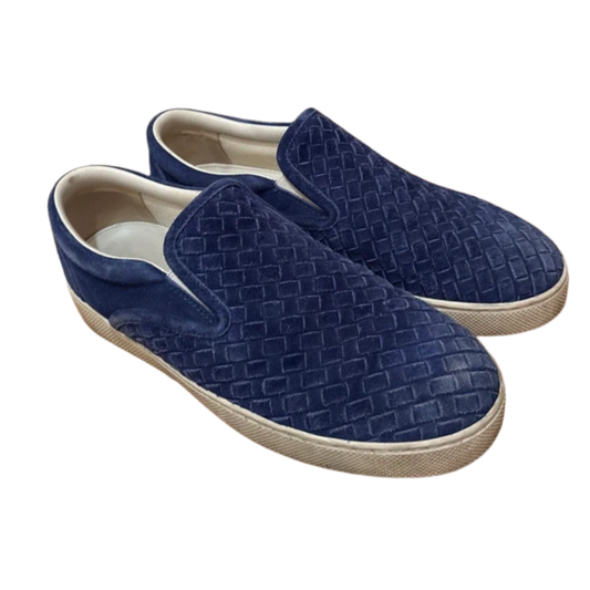 Bottega Veneta Low Slip-on Sneakers (Navy)