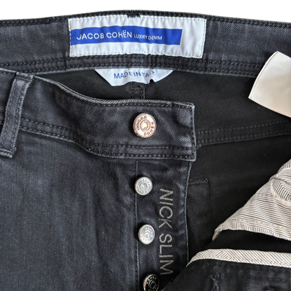 Jacob Cohën Nick Slim Fit Jeans (Black)