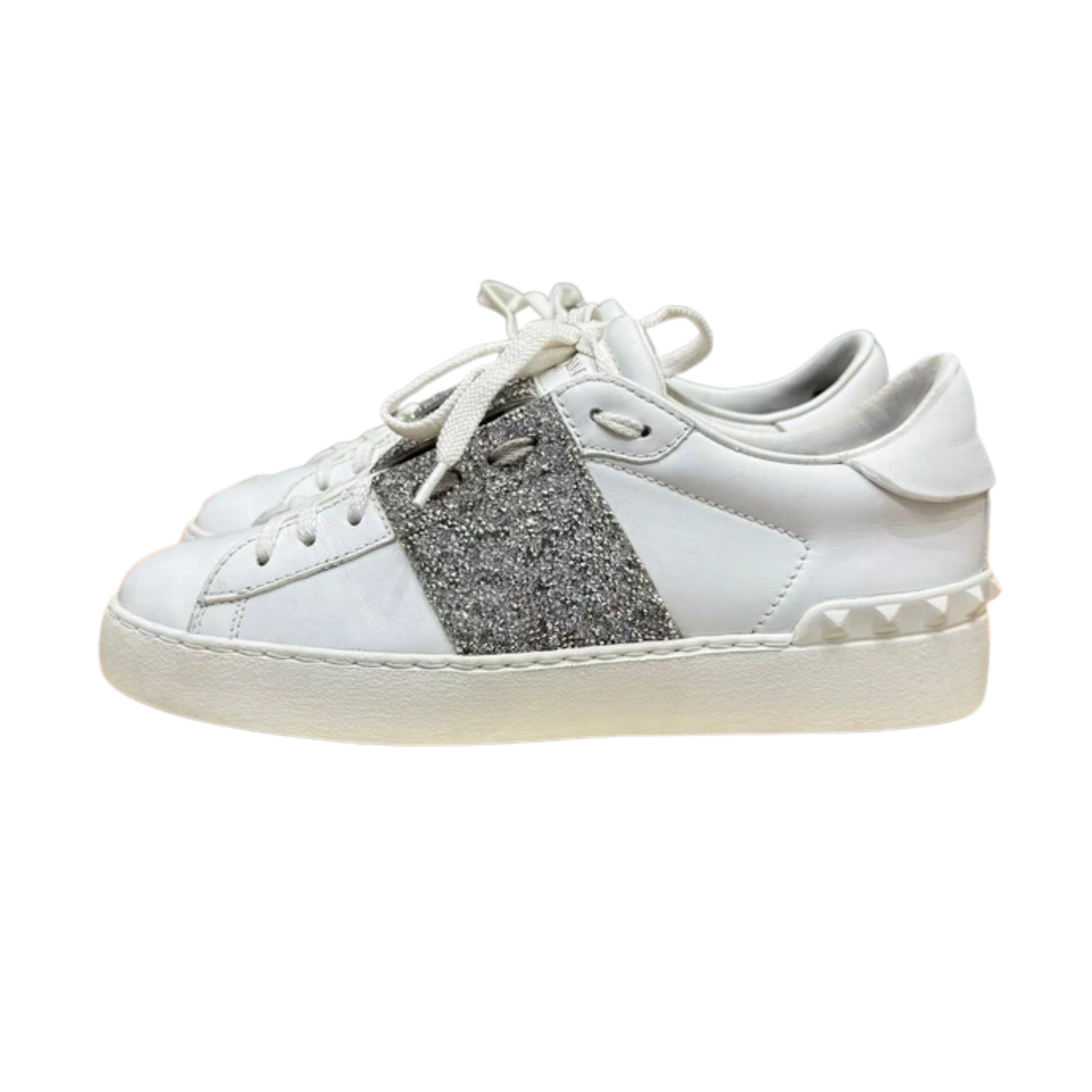 Valentino Open Sneakers (White) (Womens)