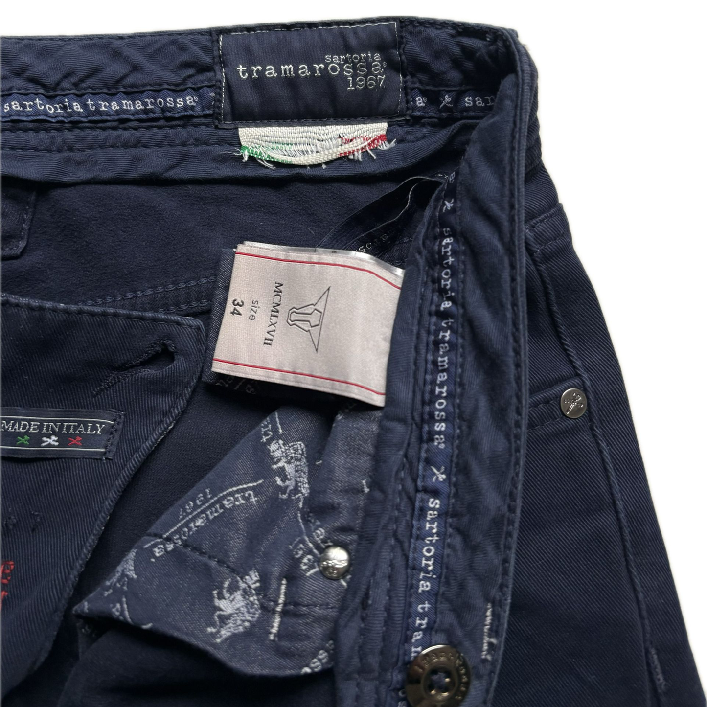 Tramarossa Leonardo Slim-fit Jeans (Navy) (New)