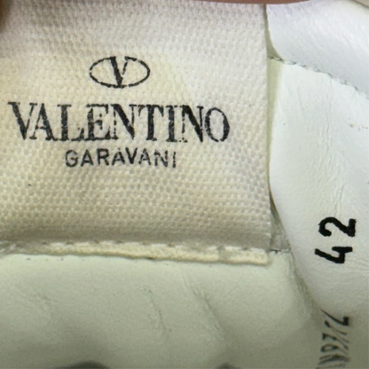 Valentino Garavani Rockstud Open Sneakers (White)