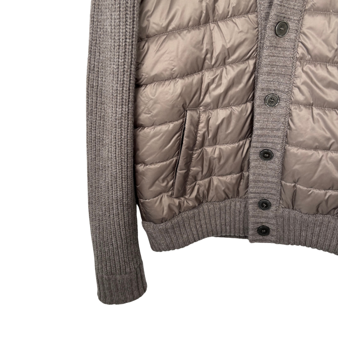 Gran Sasso Down Cardigan Jacket (Grey)