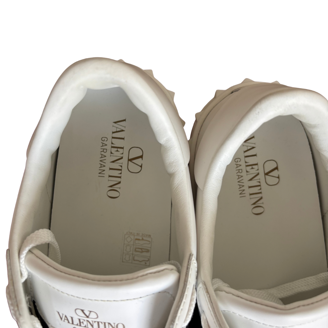 Valentino Garavani Open Sneakers (White Black) (New)