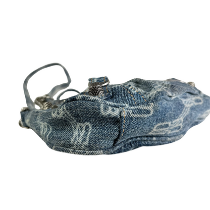 Balenciaga Balenciaga Le Cagole Mini Handbag (Blue Denim)