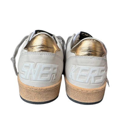 Golden Goose Ballstar Sneakers (White Gold) (New) (Womens)