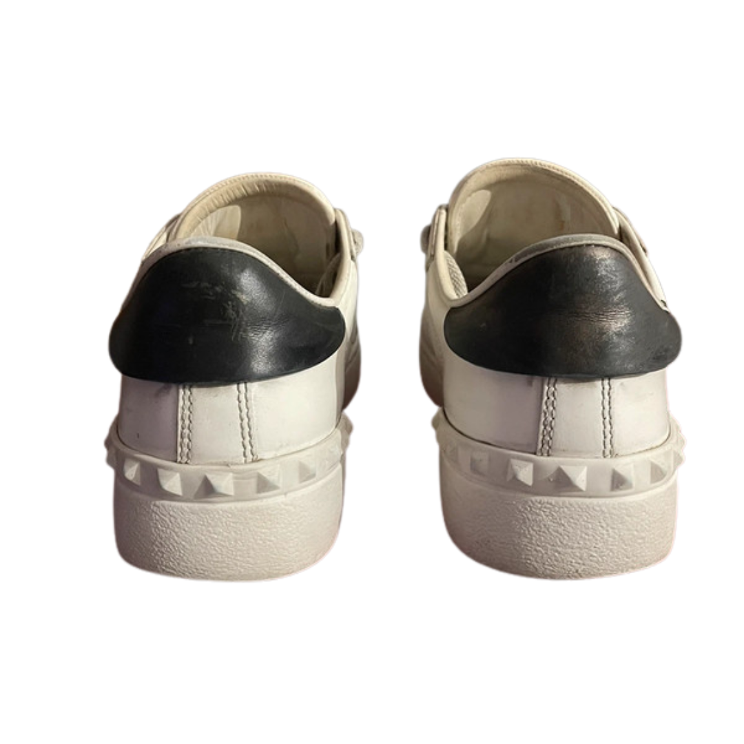 Valentino Garavani Open VLTN Sneakers (White Black) (Womens)