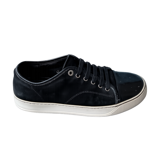 Lanvin Cap Toe Sneakers (Black)