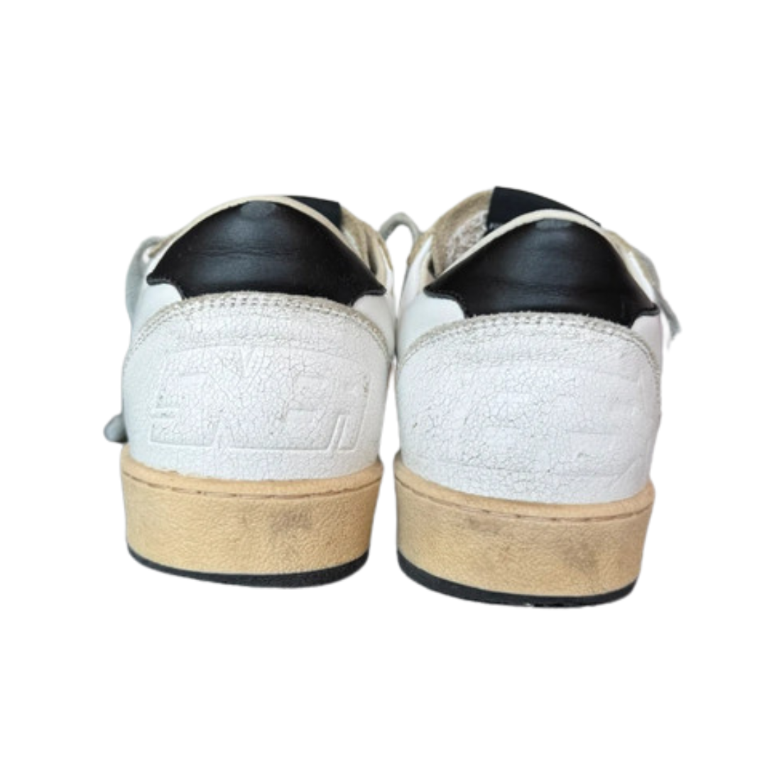 Golden Goose Ballstar Sneakers (Black Heel) Womens)