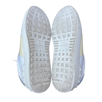 Valentino Garavani Open Sneakers (Patent Yellow) (Women's)
