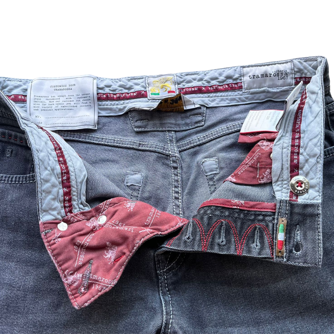 Tramarossa Leonardo Slim-fit Jeans (Dark Grey)