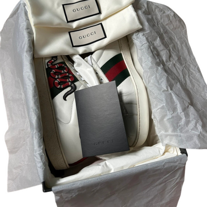 Gucci Ace Sneakers (White)