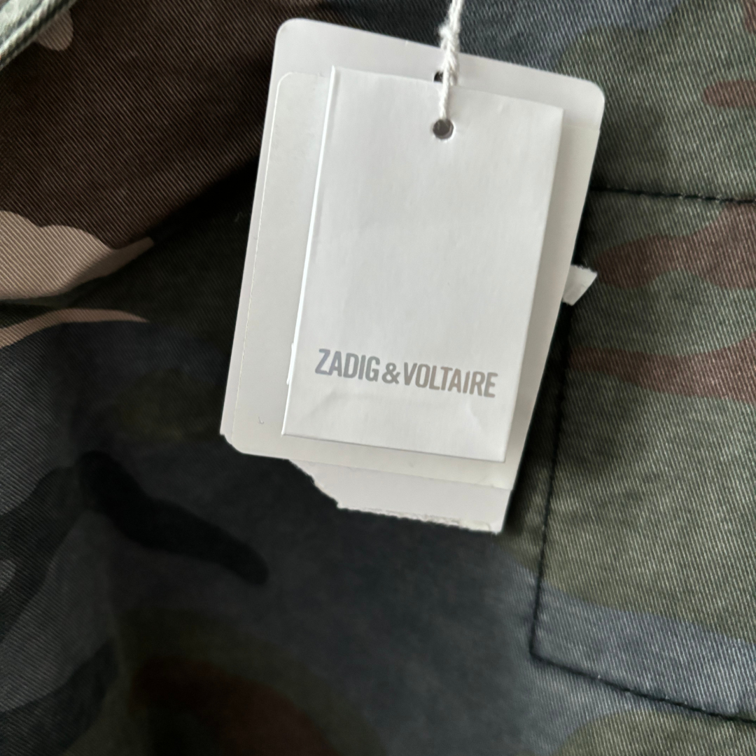 Zadig & Voltaire Camo Overshirt Jacket (Earth) (New)