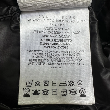 Moncler Arroux Down Jacket (Black)