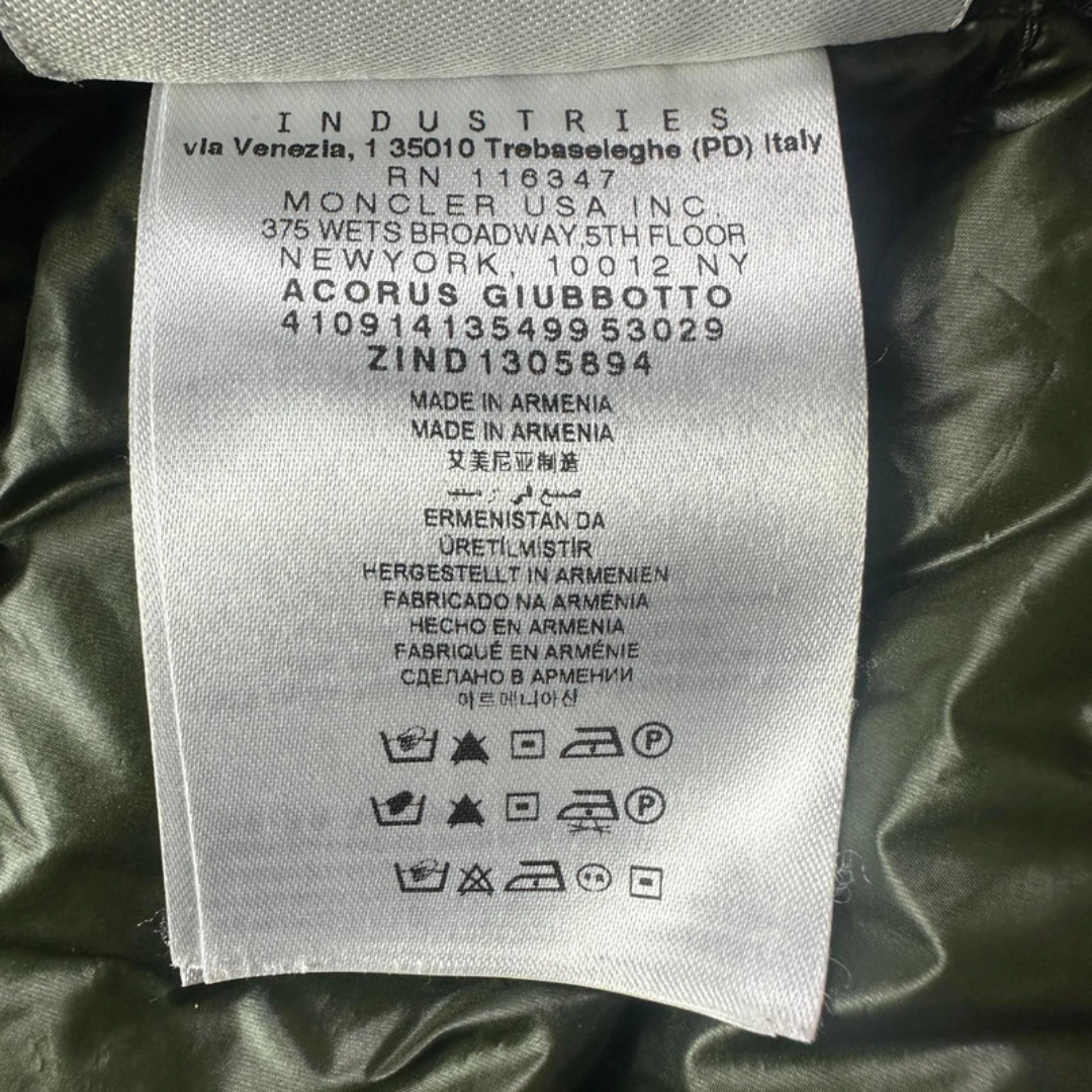 Moncler Acorus Down Jacket (Dark Green)
