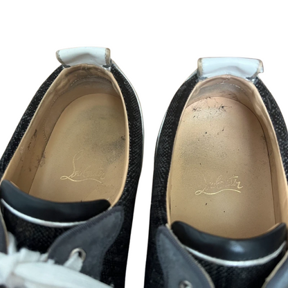 Christian Louboutin Louis Junior Spike Sneakers (Black)