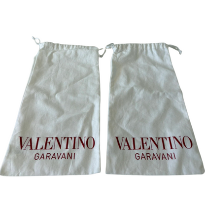 Valentino Garavani Open Sneakers (White Burgundy)