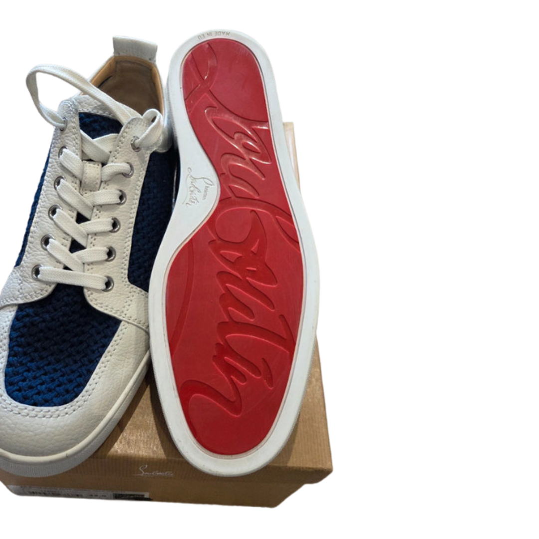 Christian Louboutin Rantulow Orlato Sneakers (White Navy)