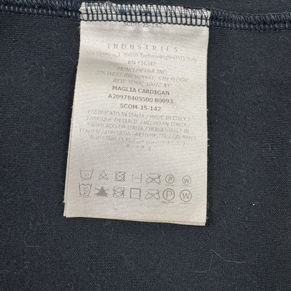 Moncler Maglia Fleece Cardigan Jacket (Navy)