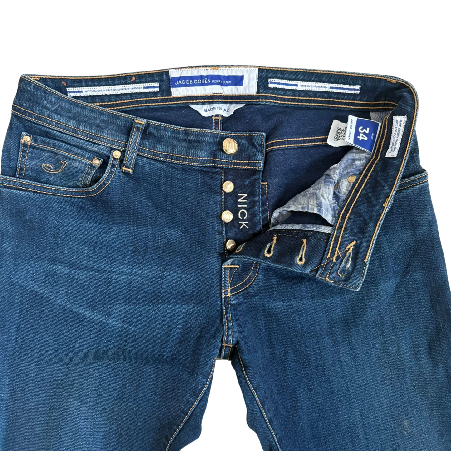 Jacob Cohën Nick Slim Fit Jeans (Navy)
