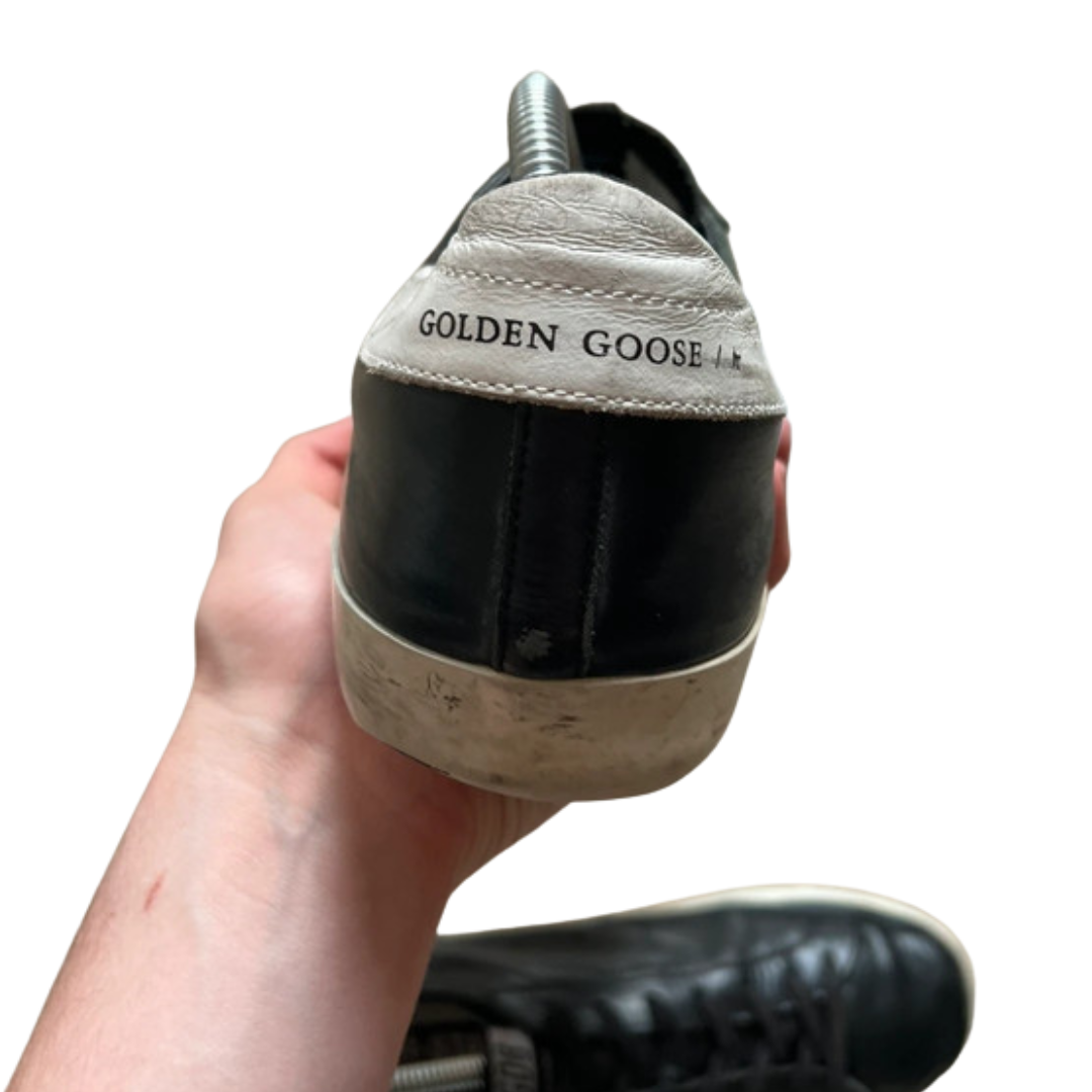 Golden Goose Superstar Sneakers (Black)