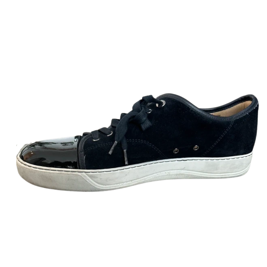 Lanvin Cap Toe Sneakers (Navy)