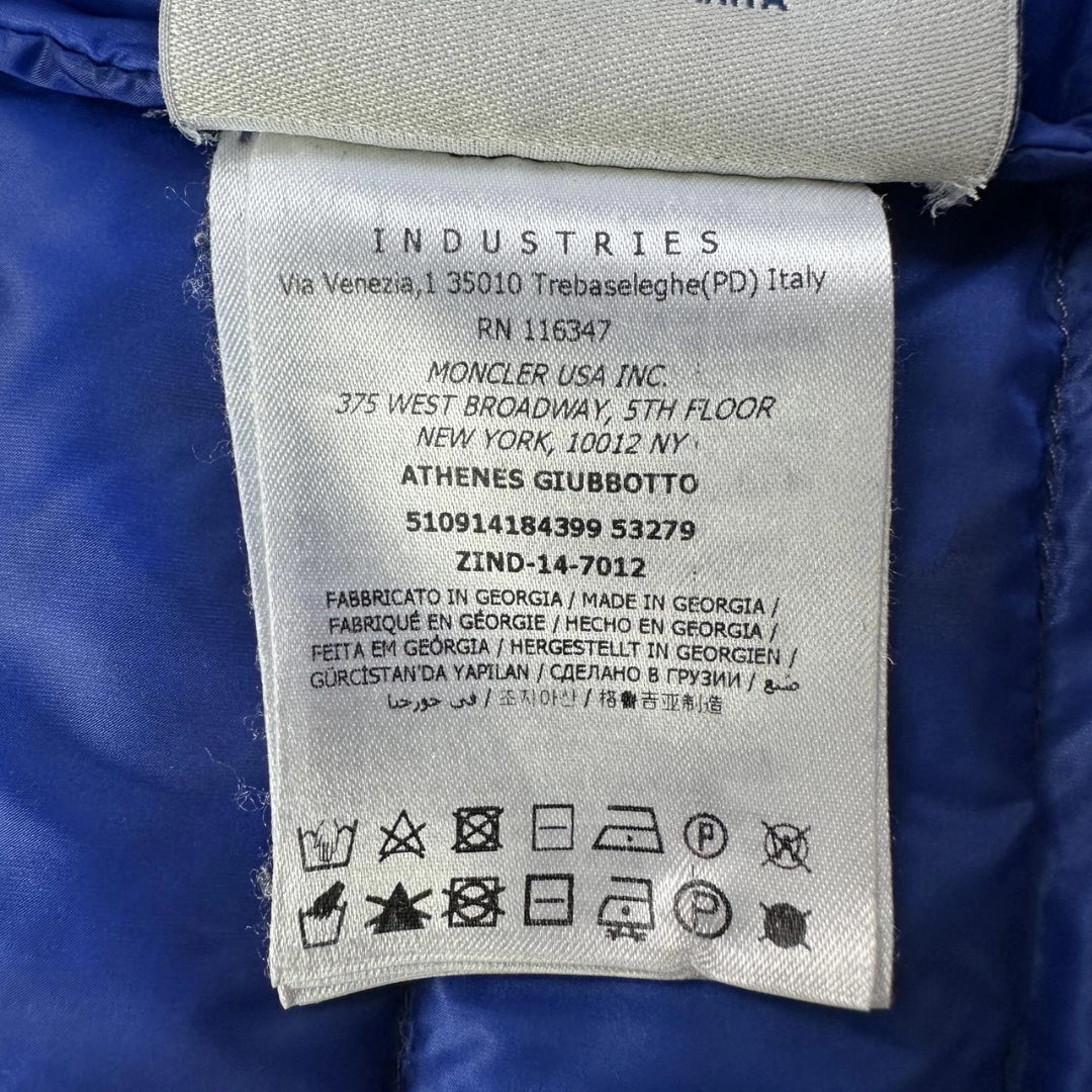 Moncler Athenes Down Jacket (Navy)