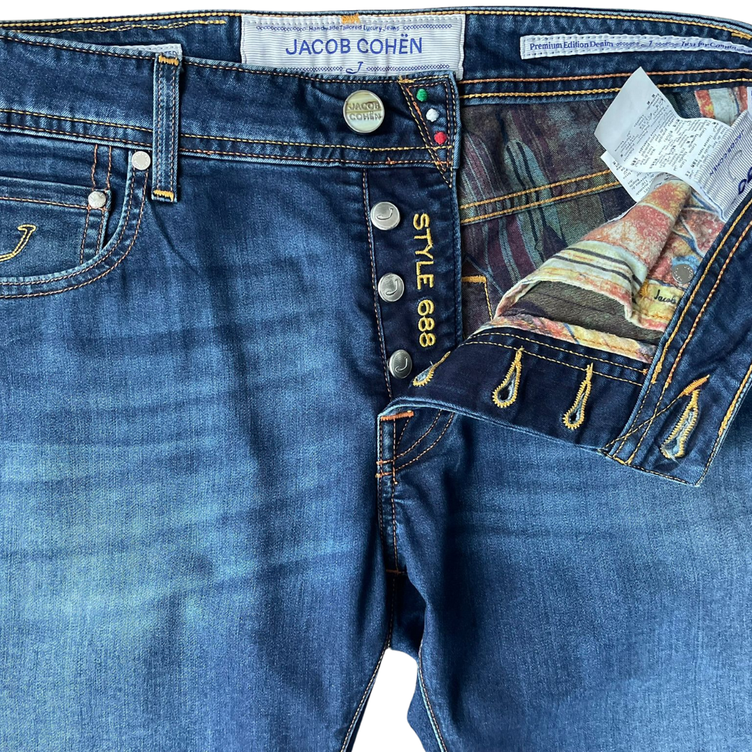Jacob Cohën 688 Slim fit Jeans (Navy)