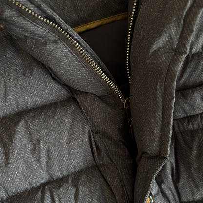 Moorer Quilted Down Jacket (Dark Grey)
