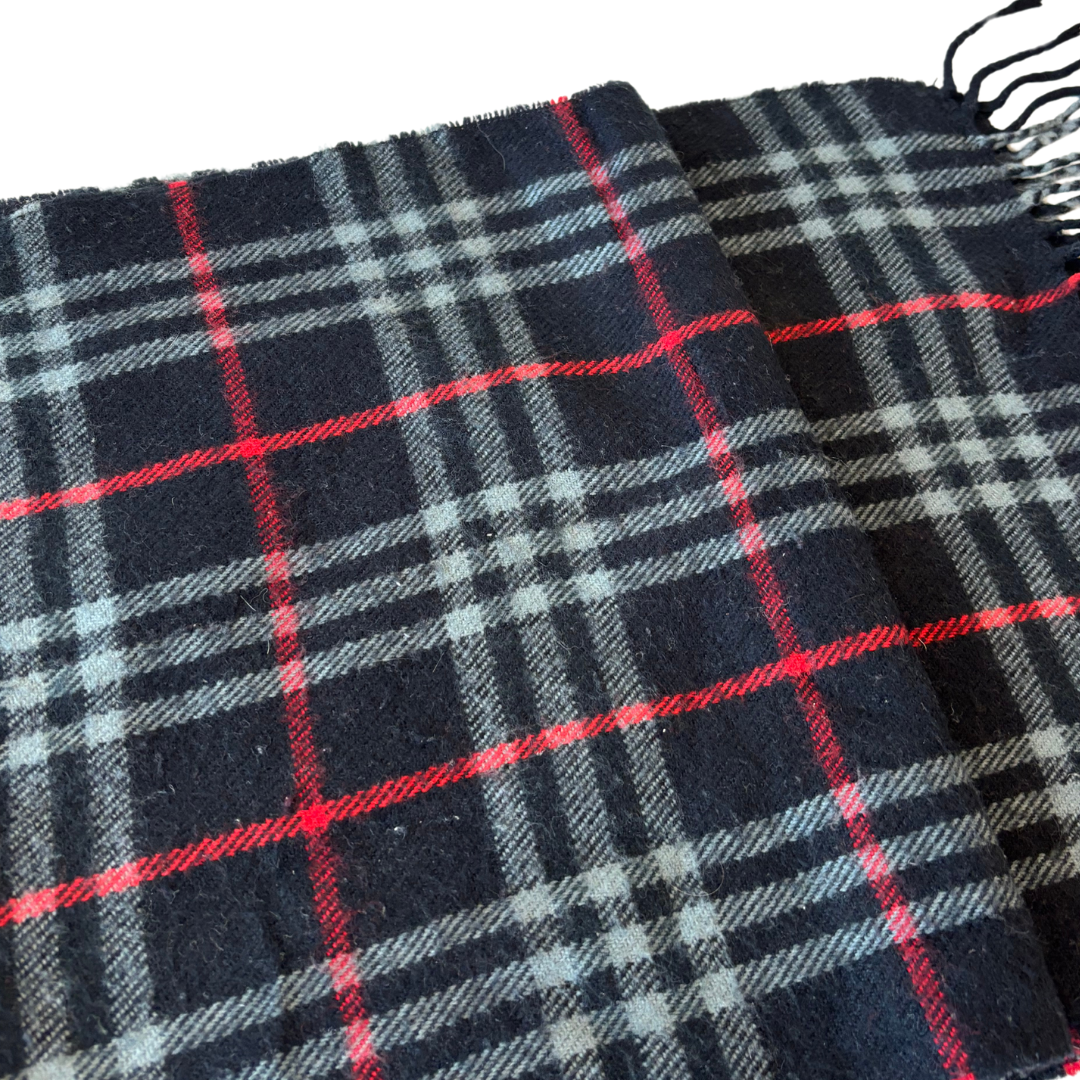 Burberry Vintage Scarf (Navy)