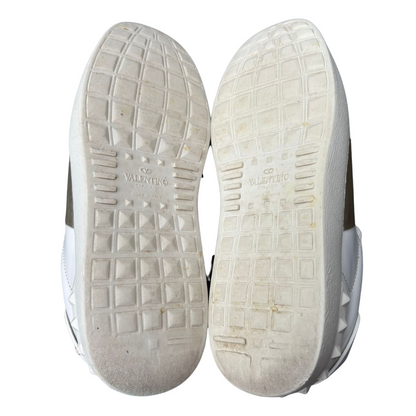 Valentino Garavani Open Sneakers (White Gold) (Women's)