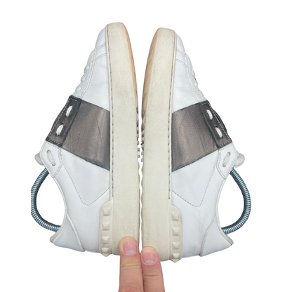 Valentino Garavani Open Sneakers (White Bronze) (Womens)
