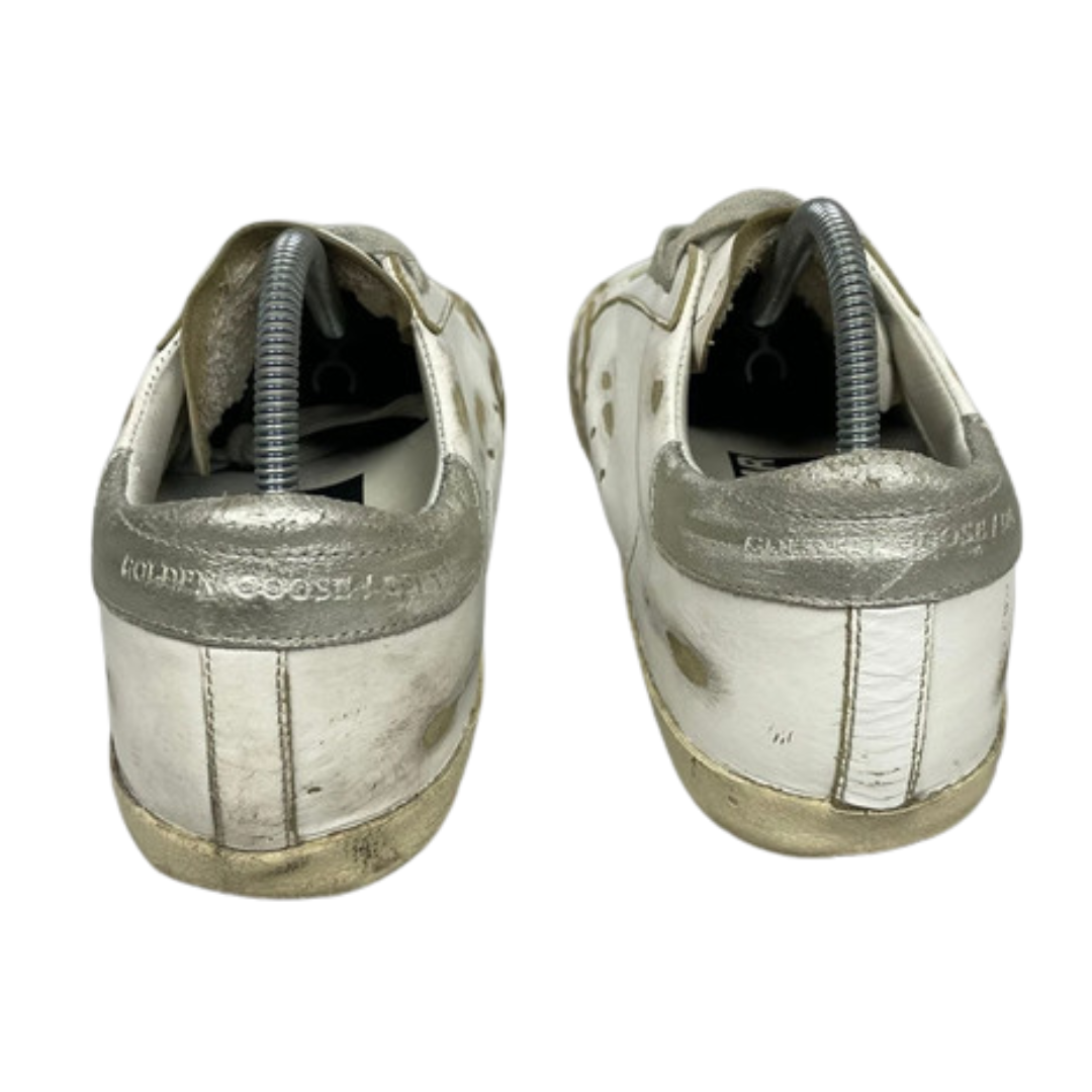 Golden Goose Superstar Sneakers (White Gold) (Women's)