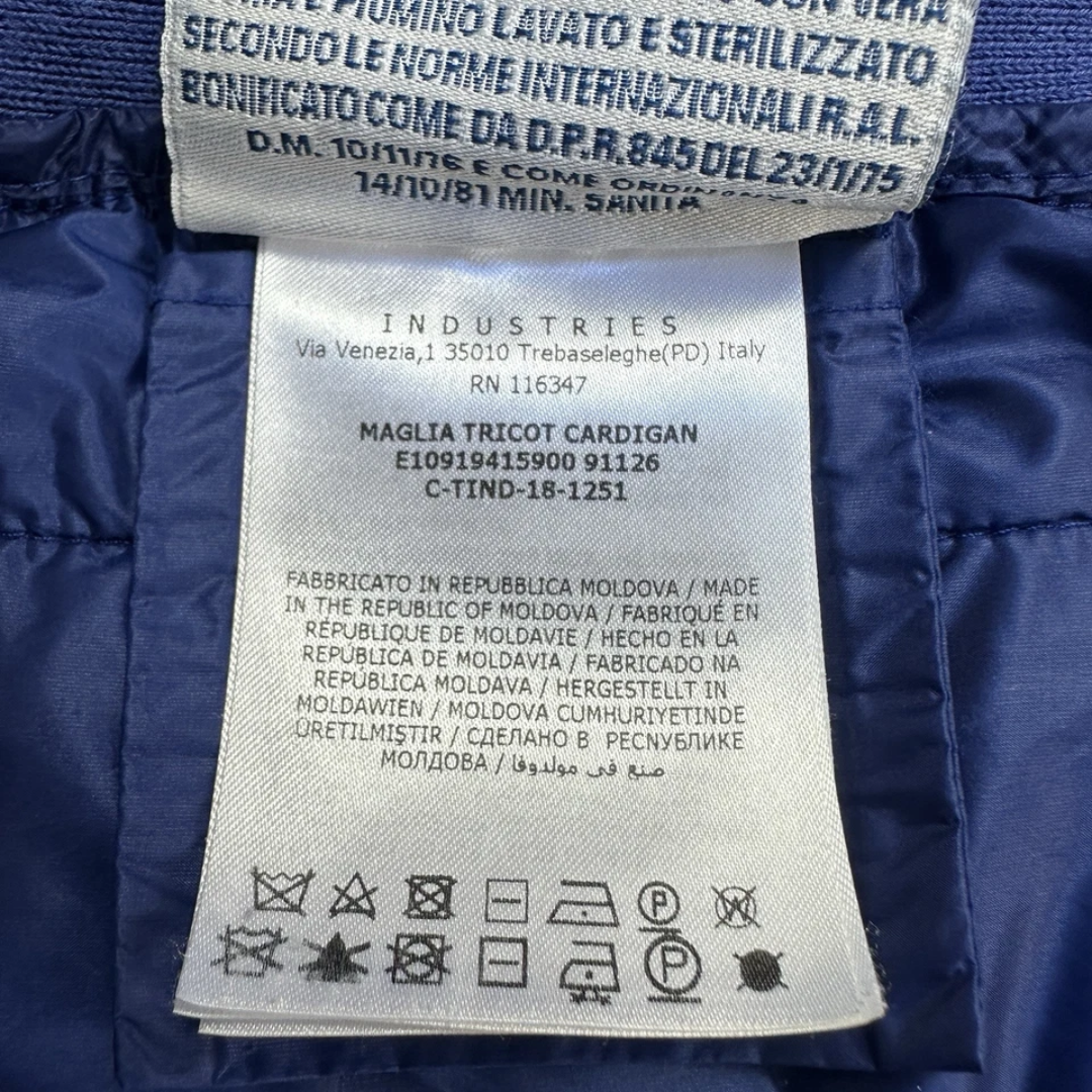 Moncler Maglia Tricot Cardigan Jacket (Royal Blue)