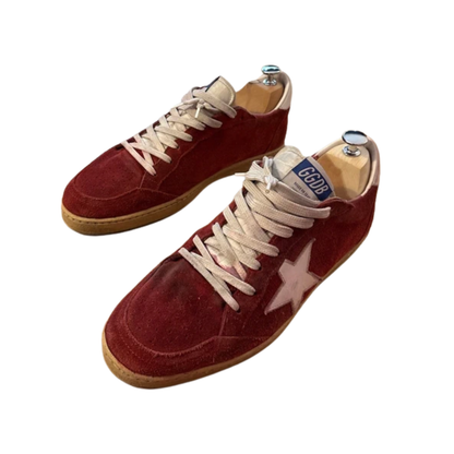 Golden Goose Ballstar Sneakers (Red)