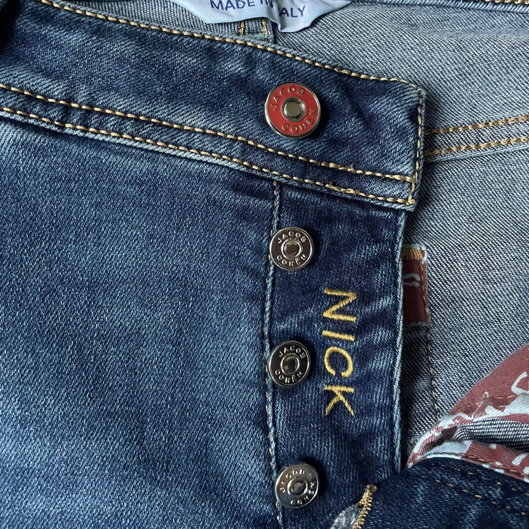 Jacob Cohën Nick Slim Fit Jeans (Navy)