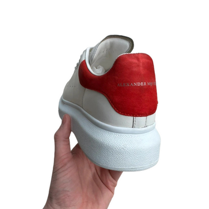 Alexander Mcqueen Sneakers (White Red) (Womens)