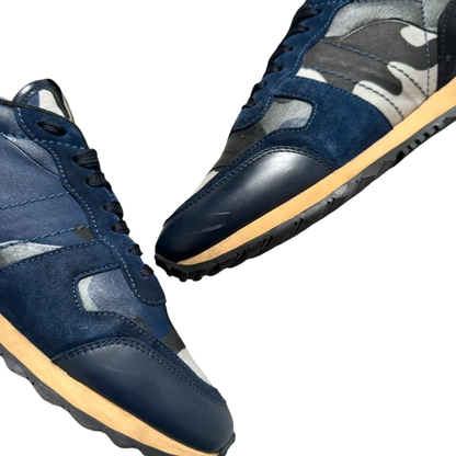 Valentino Garavani Rockrunner Sneakers (Navy)