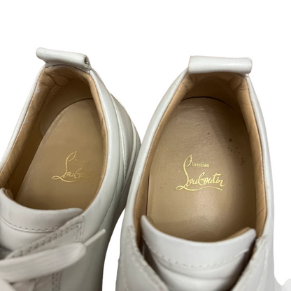 Christian Louboutin Louis Junior Spike Sneakers (White)
