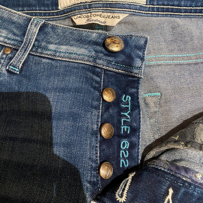 Jacob Cohën 622 Slim fit Jeans (Navy Blue)