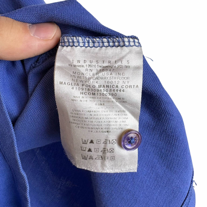 Moncler Maglia Polo Shirt (Blue)