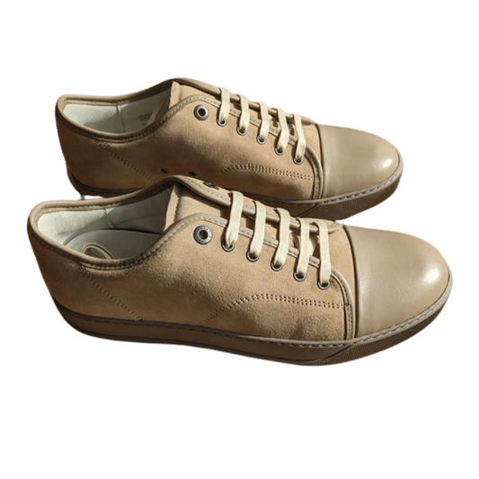 Lanvin Cap Toe Sneakers (Beige) (NEW)