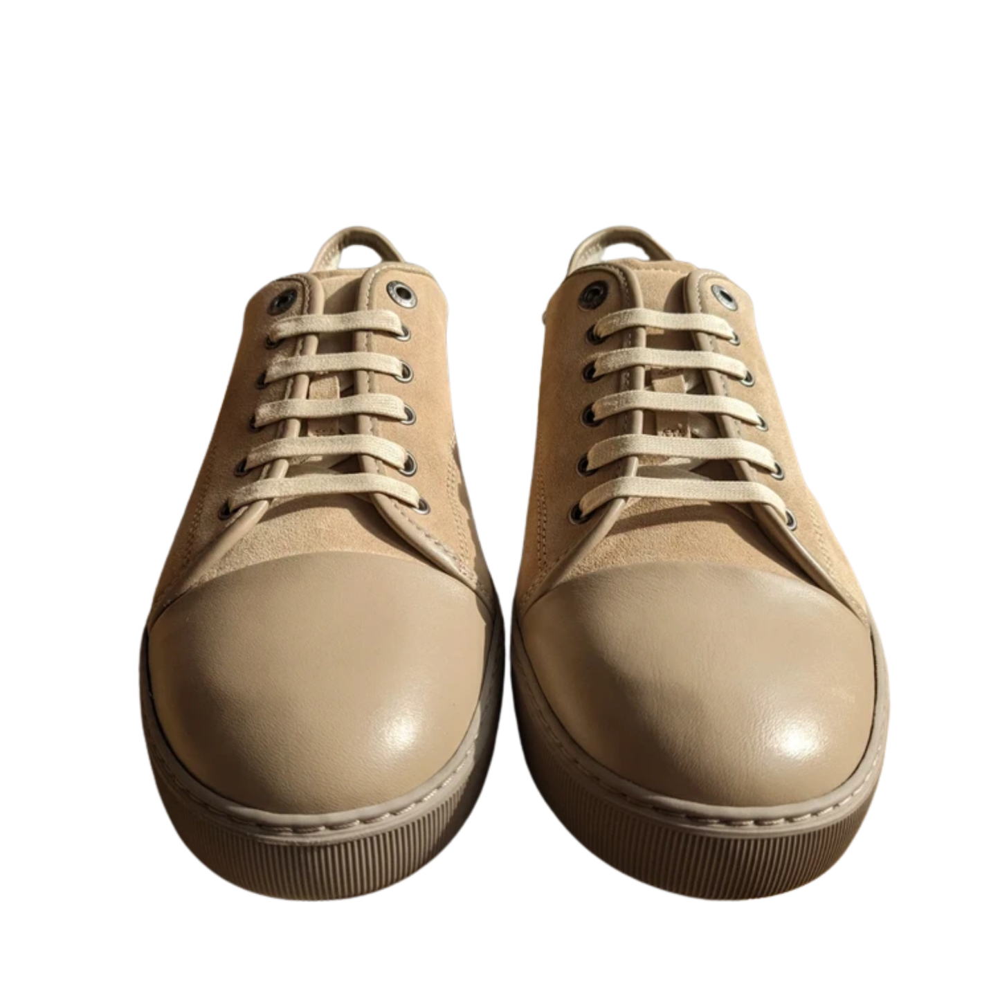 Lanvin Cap Toe Sneakers (Beige) (NEW)