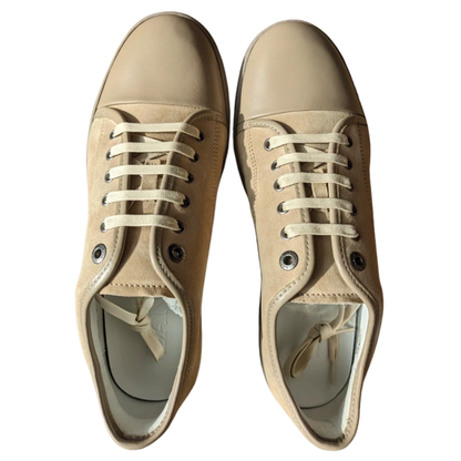 Lanvin Cap Toe Sneakers (Beige) (NEW)