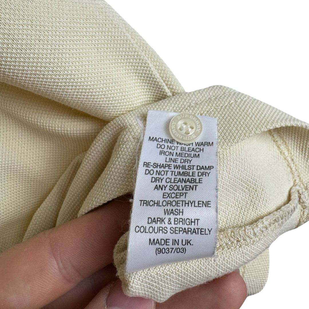 Burberry Polo Shirt (Cream)