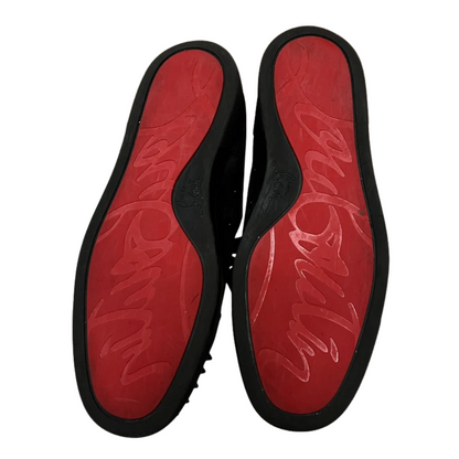 Christian Louboutin Louis Junior Spike Sneakers (Black)