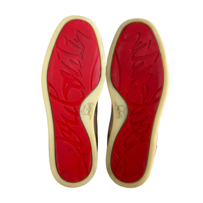 Christian Louboutin Louis Junior Sneakers (Beige)