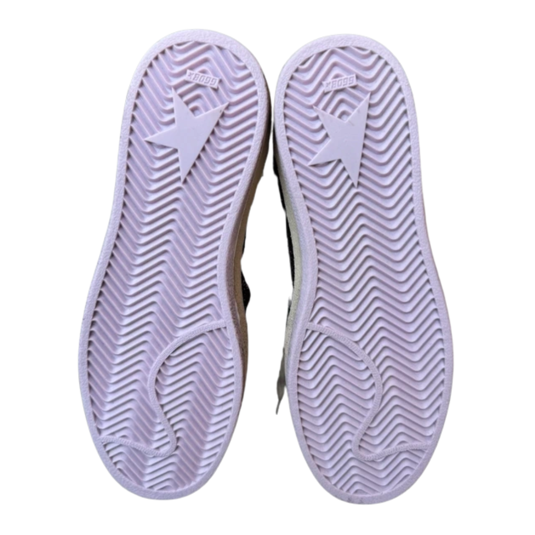 Golden Goose Ballstar Sneakers (Purple Glitter) (New) (Womens)