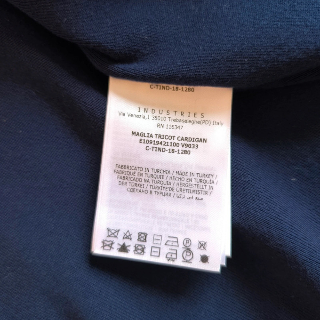 Moncler Maglia Tricot Cardigan Jacket (Navy)