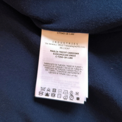 Moncler Maglia Tricot Cardigan Jacket (Navy)