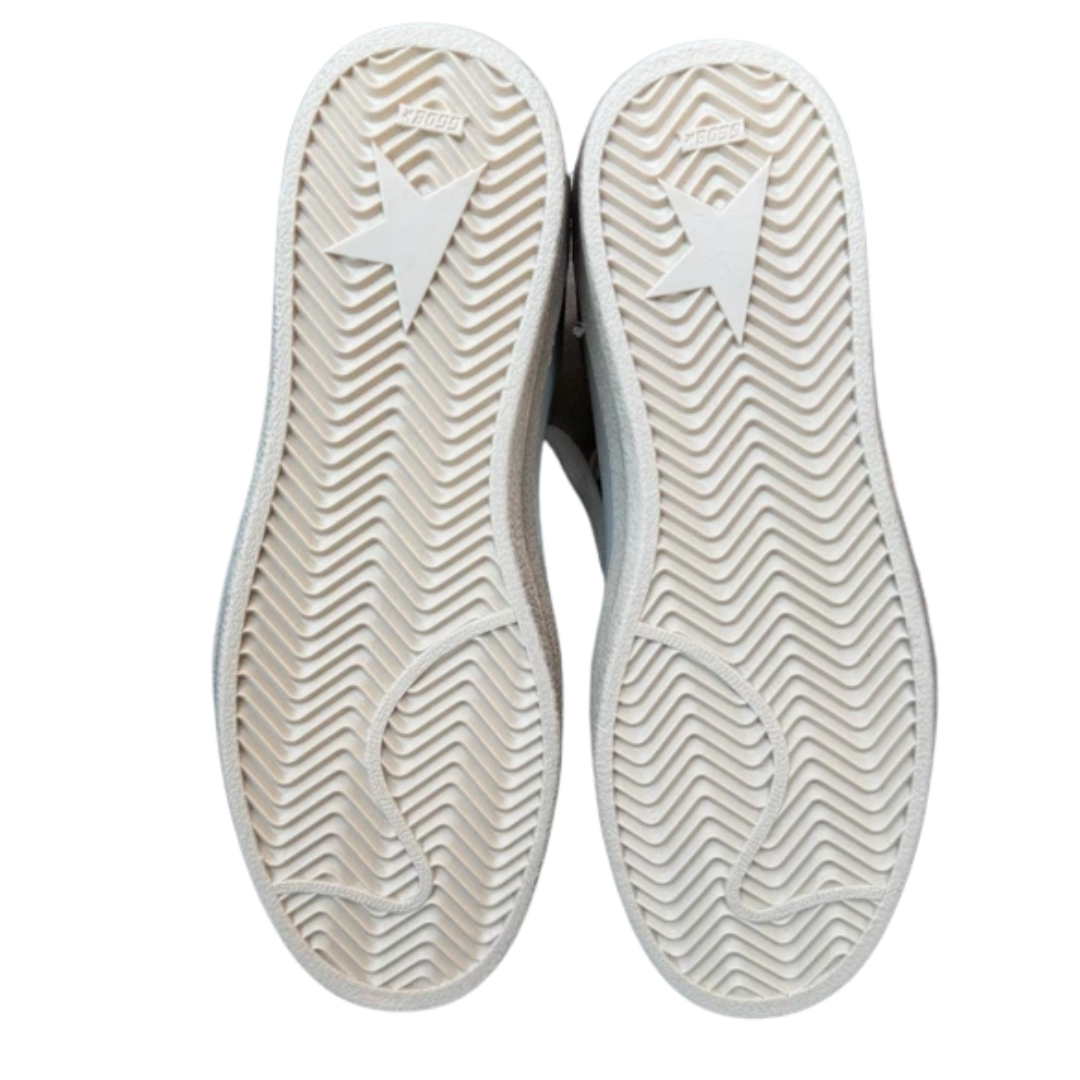 Golden Goose Ballstar Sneakers (White Orange) (New) (Womens)
